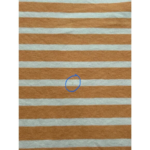 Saint James Shirt Women’s Breton Peach Cream Stripe 3/4 Sleeve - Picture 8 of 8
